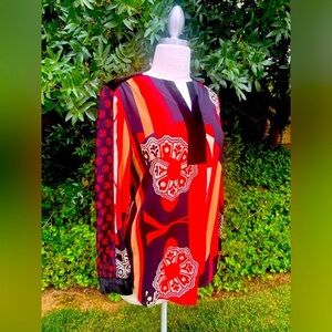 CHICO’S Multicolor Patterned Women's Top